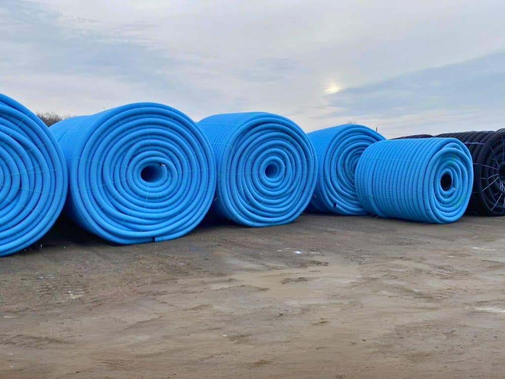 Large Farm Drainage Rolls
