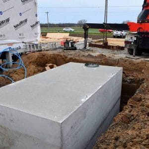 Cistern completed