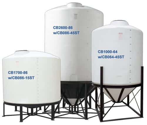 cone bottom dome top