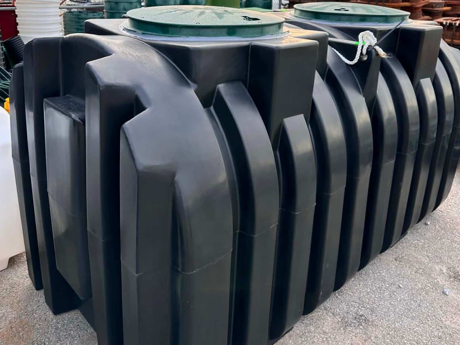 Dual Compartment Agra Black Septic Tank