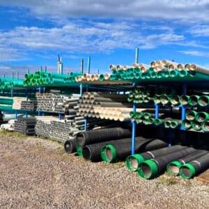 Gasketed sewer pipe