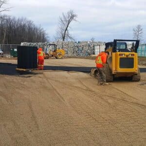 Grid X Parking Lot Installation