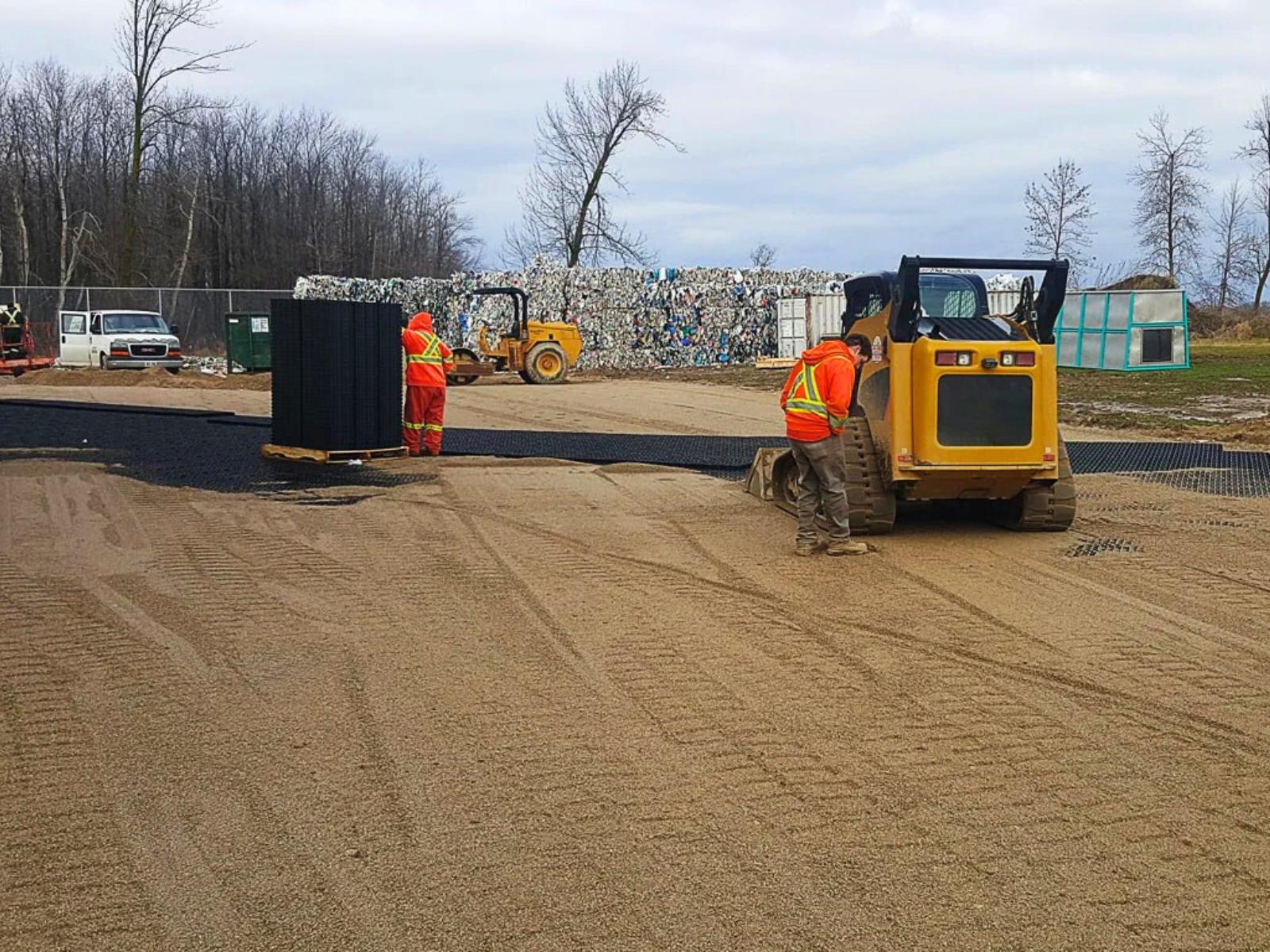 Grid X Parking Lot Installation