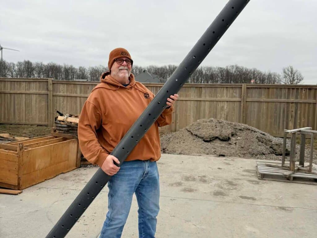 Radon Pipe