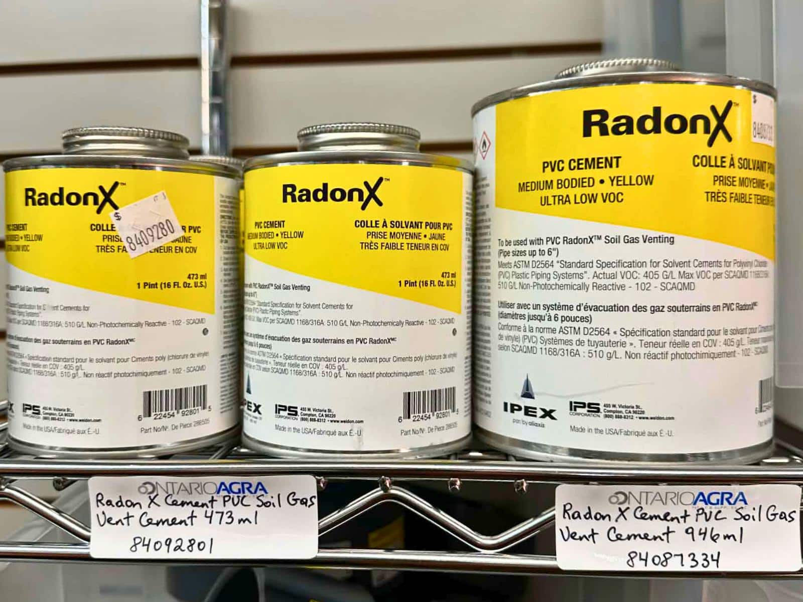 Radon Pipe Cement