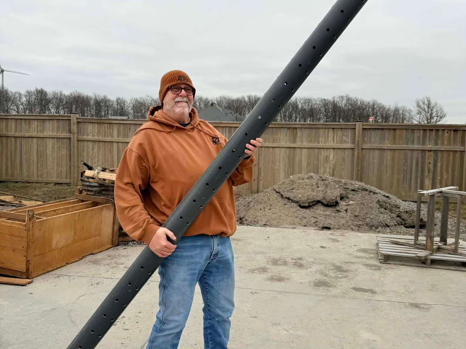 Radon Pipe