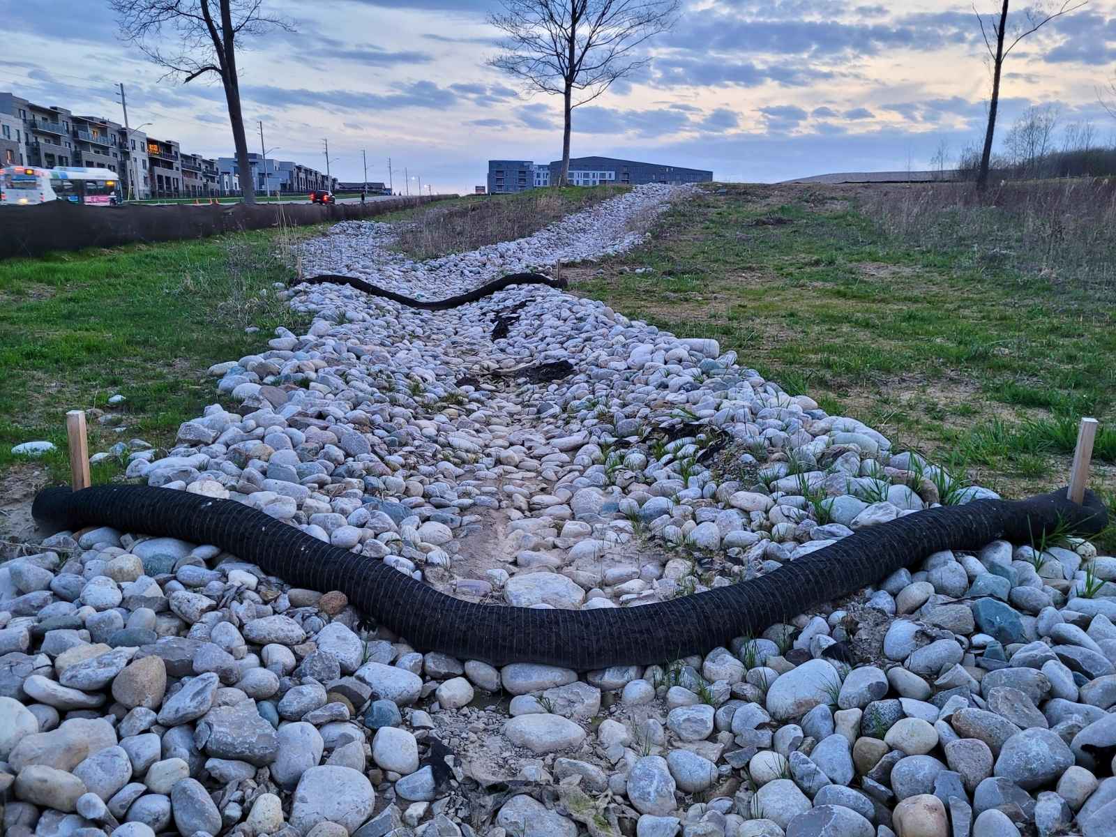 Silt Sock for Riverbeds