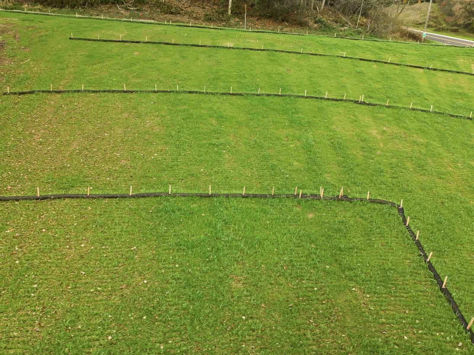 Layering Silt Sock for Slope