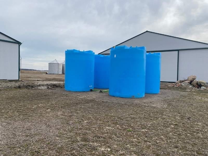 Vertical Tanks Installed