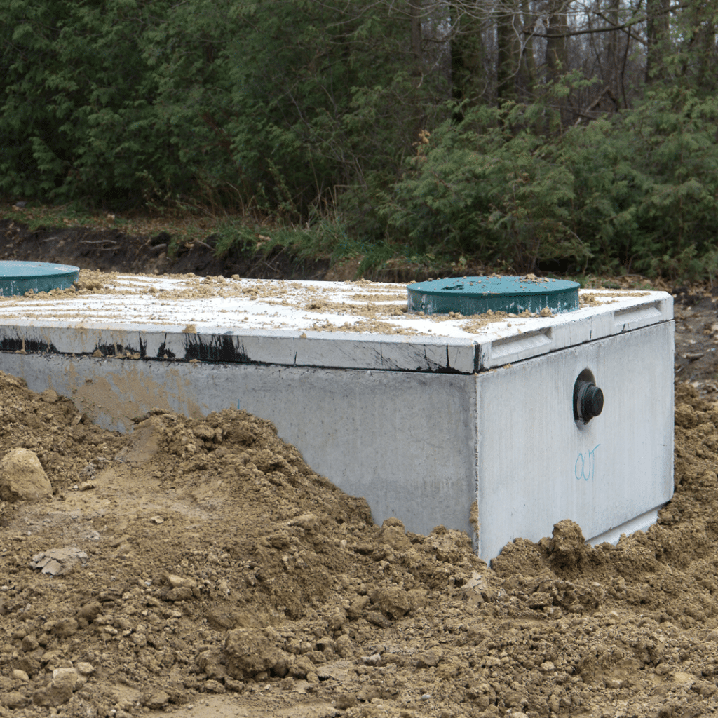 Concrete Septic Tank Install