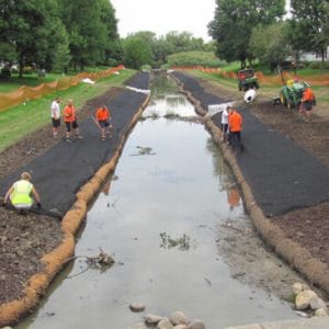 geotextile river