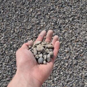 Holding Pea Gravel
