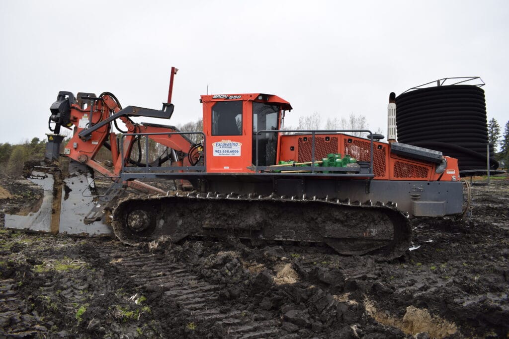 Ken's Excavating Subdrain Install