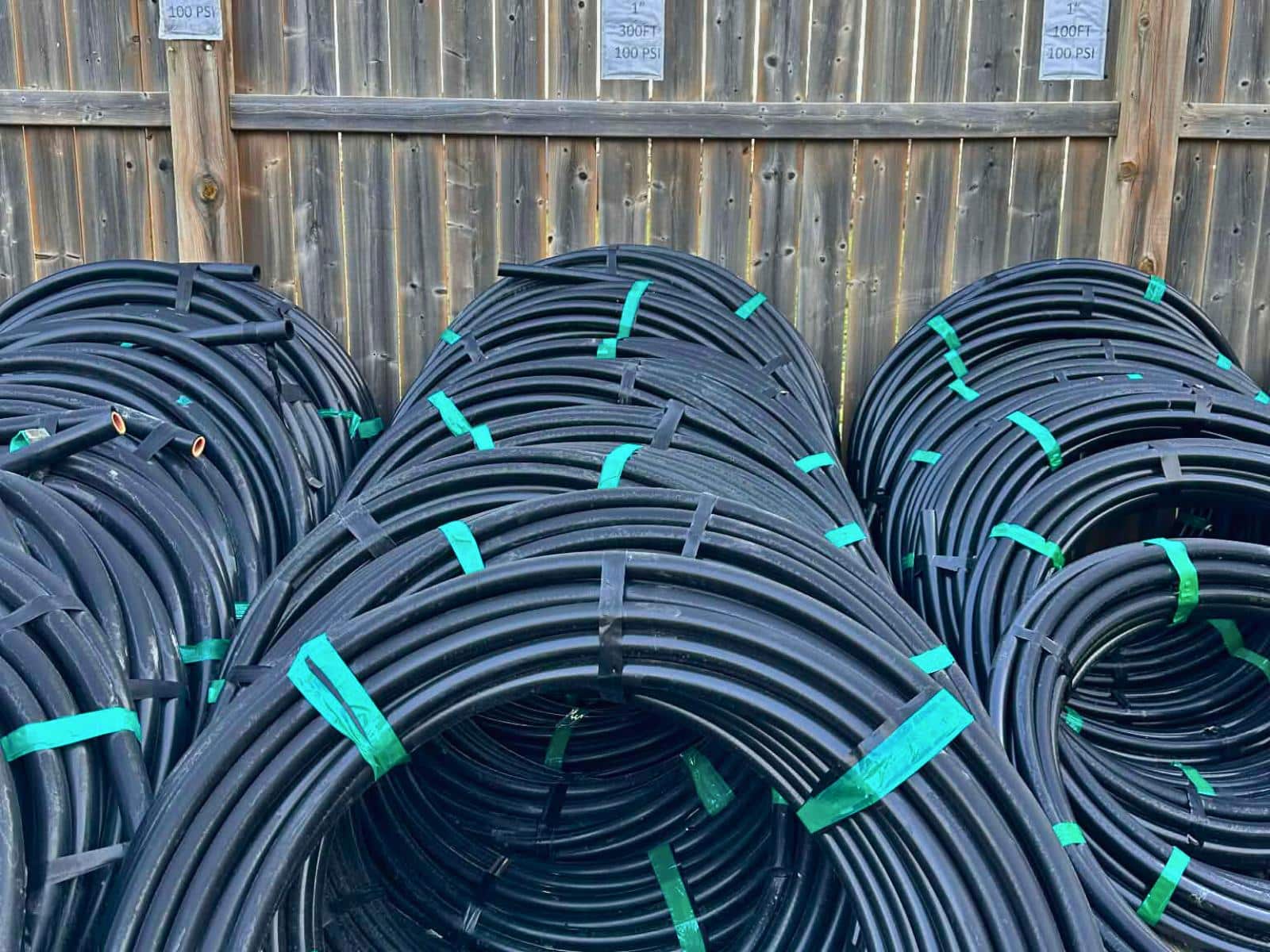 1" 100 PSI CSA Approved poly pipe roll