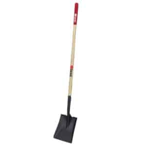 Garant Square point shovel, long wood handle