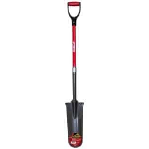 Pro Yard Drain Spade 48in 6x15.75in Fiberglass D-Handle