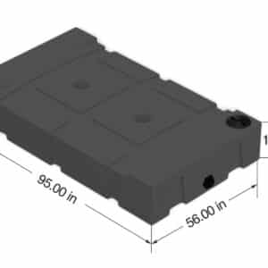 300 USG Trailer Septic Tank Blueprint