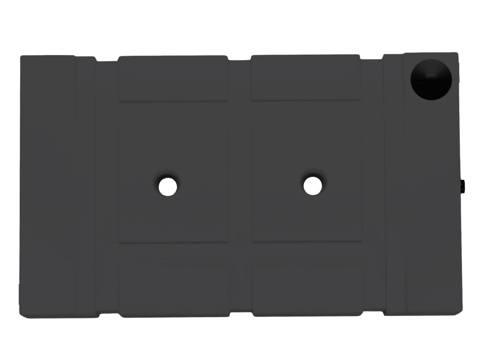 300 USG Trailer Septic Tank Top Profile
