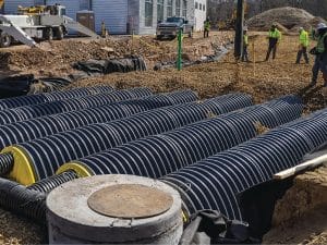 Stormwater Storage Chamber Installed
