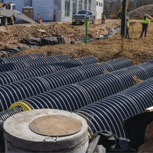 Stormwater Storage Chamber Installed