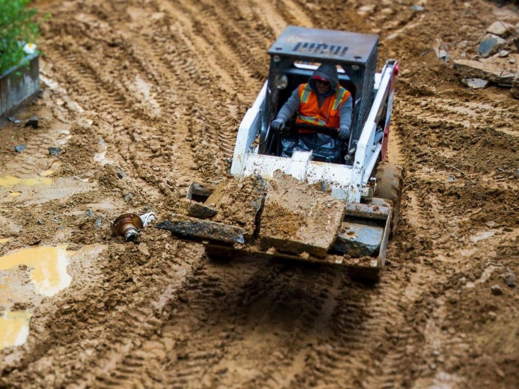 Muddy Job Site Damage