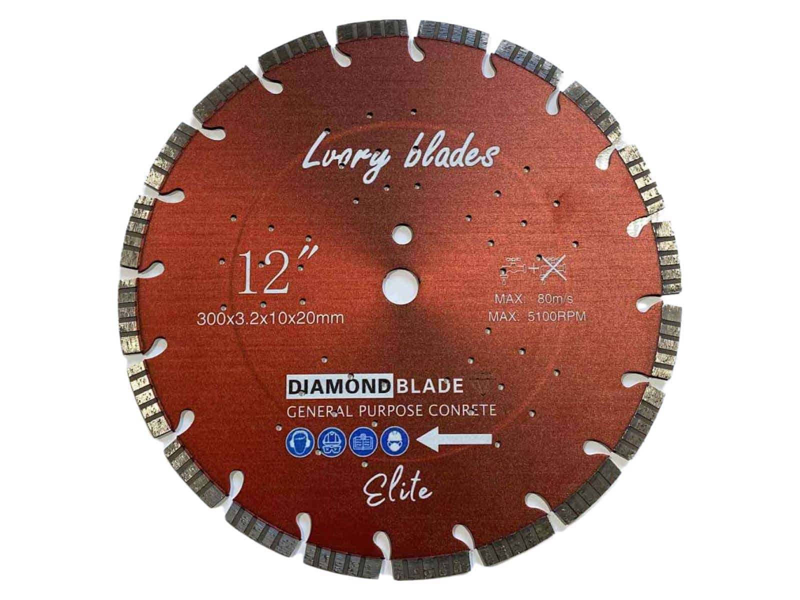 12" Laser Welded Diamond Saw Blade