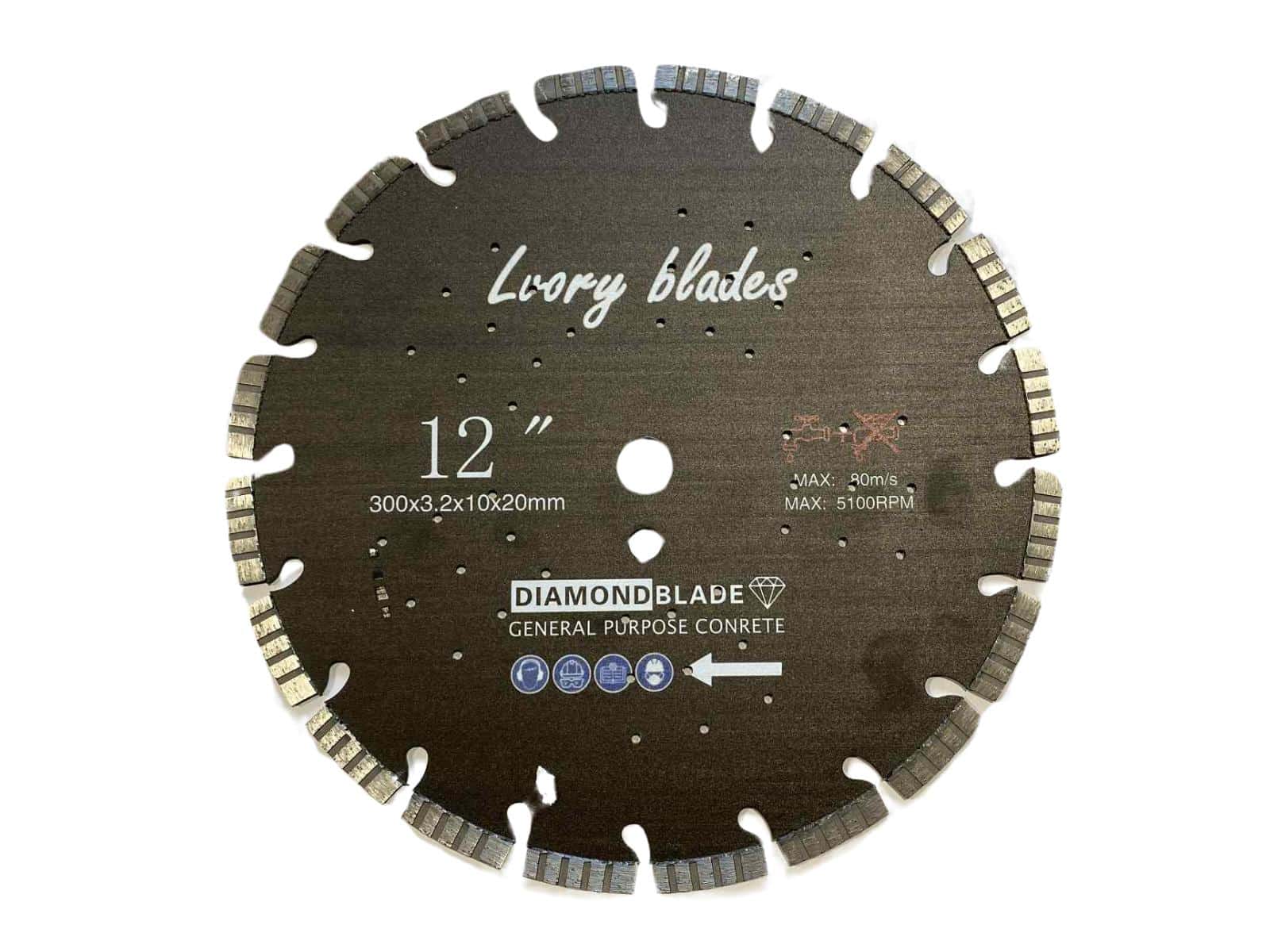 12" Laser Welded Diamond Saw Blade