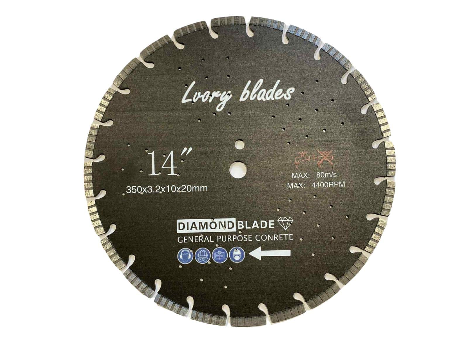 14" Laser Welded Diamond Saw Blade