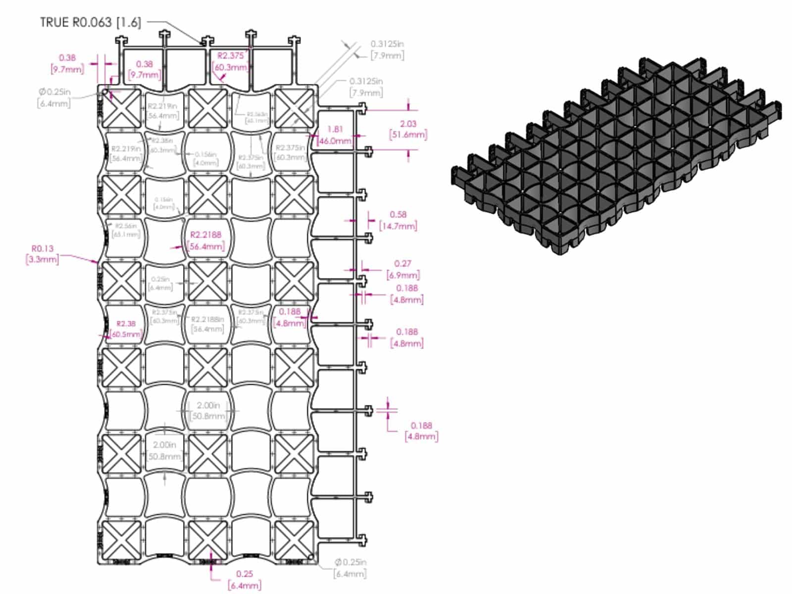 GridX Paving Grid Measurements