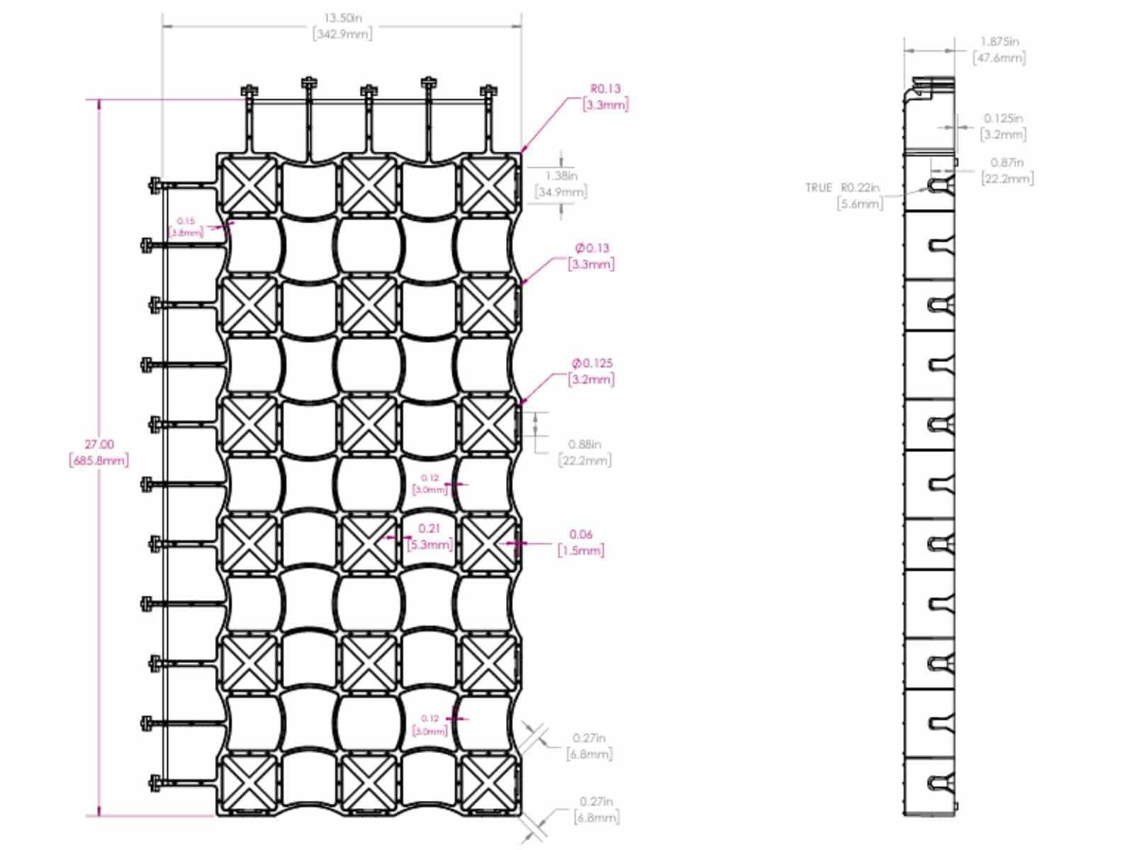 GridX Paving Grid Specs