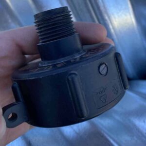 Wide Thread Tote Fitting For Hose
