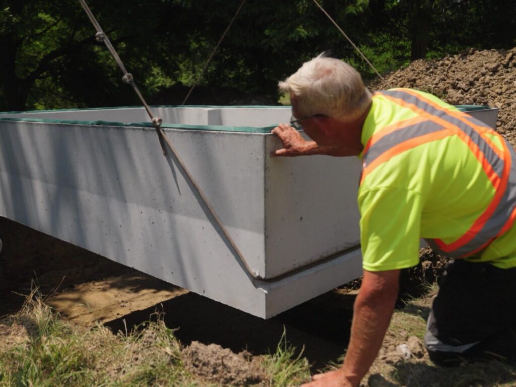 Concrete Cistern Installation