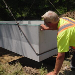 Concrete Cistern Installation