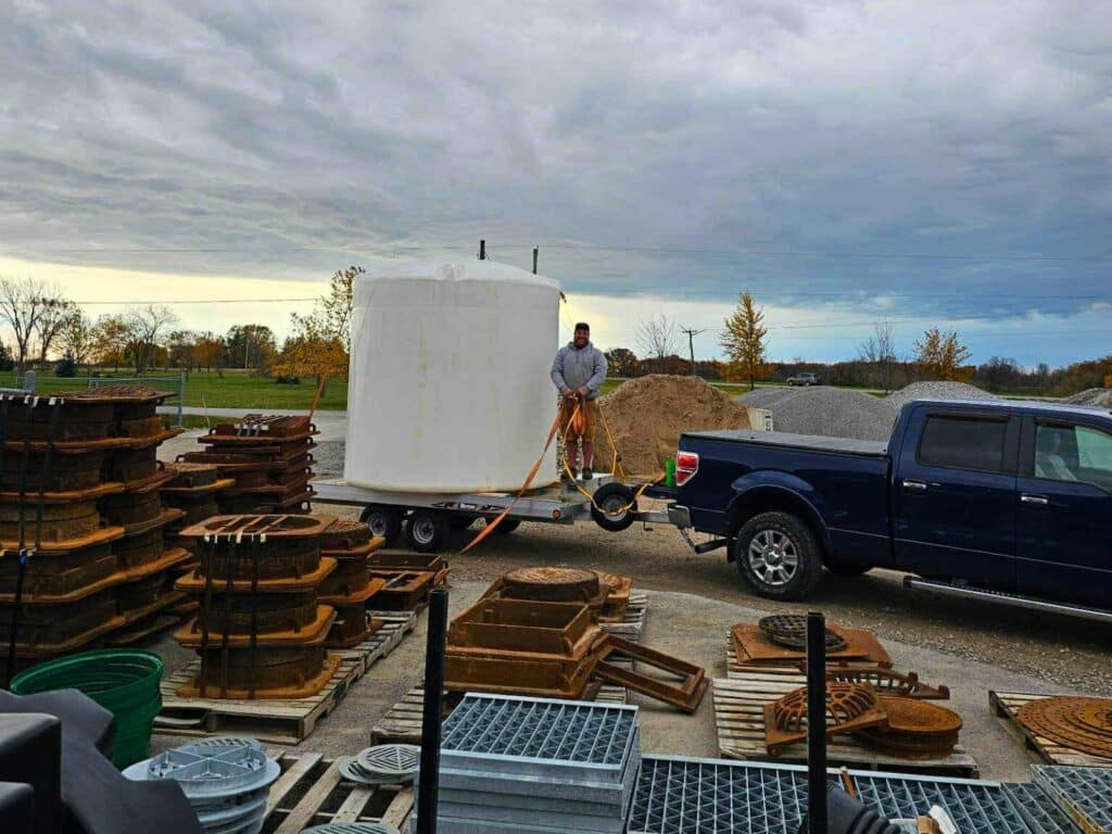 Vertical Tank For Well Replacement