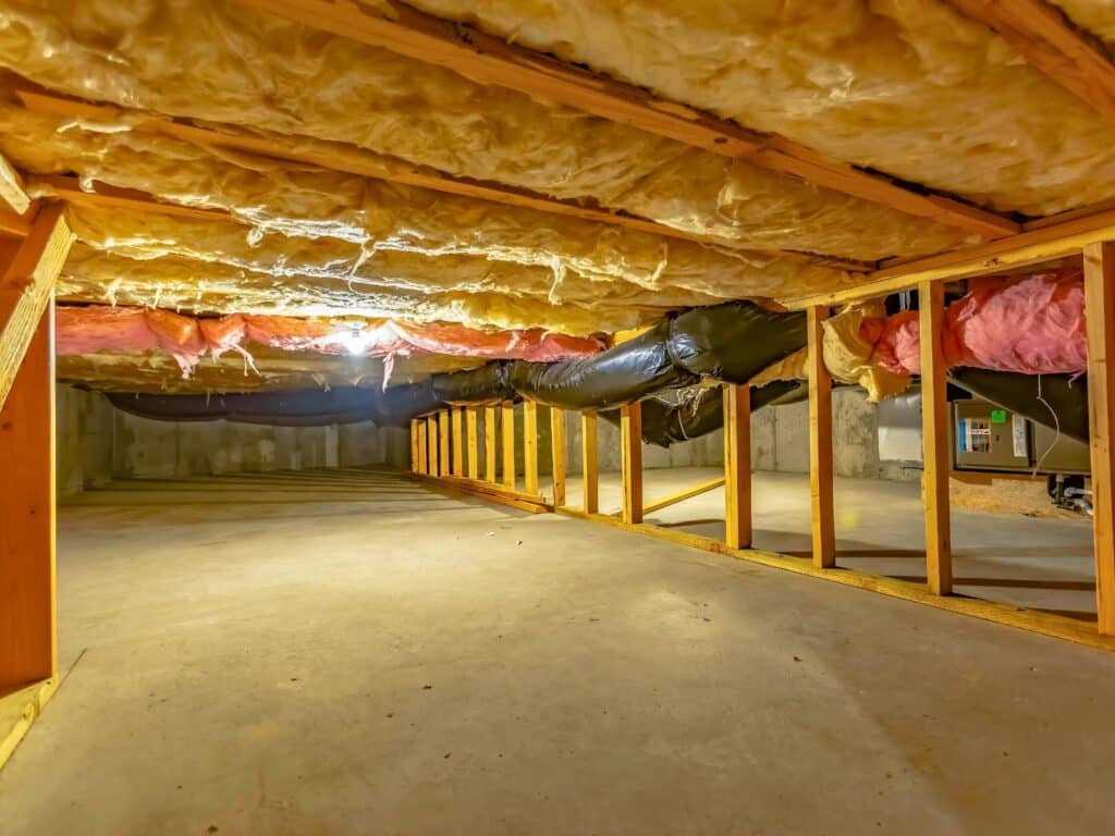 Crawl Space radon mitigation
