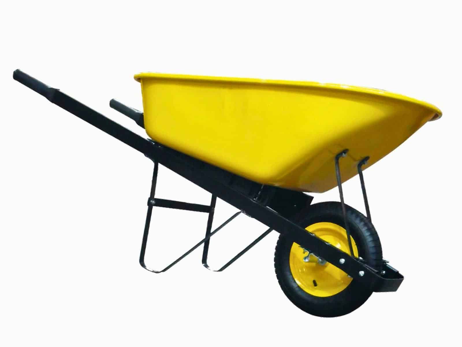Toolway 6 CU FT Steel Wheelbarrow