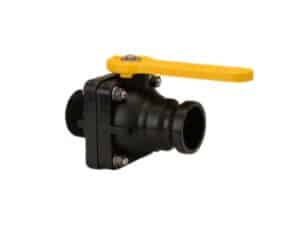 2" valve with male camlock and male thread