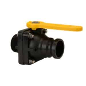 2" valve with male camlock and male thread