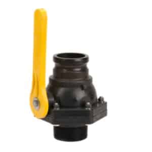 3" full port camlock valve with male thread