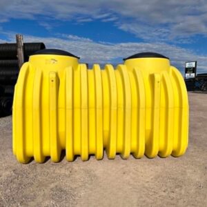 Dual Compartment Poly Septic Tank Front
