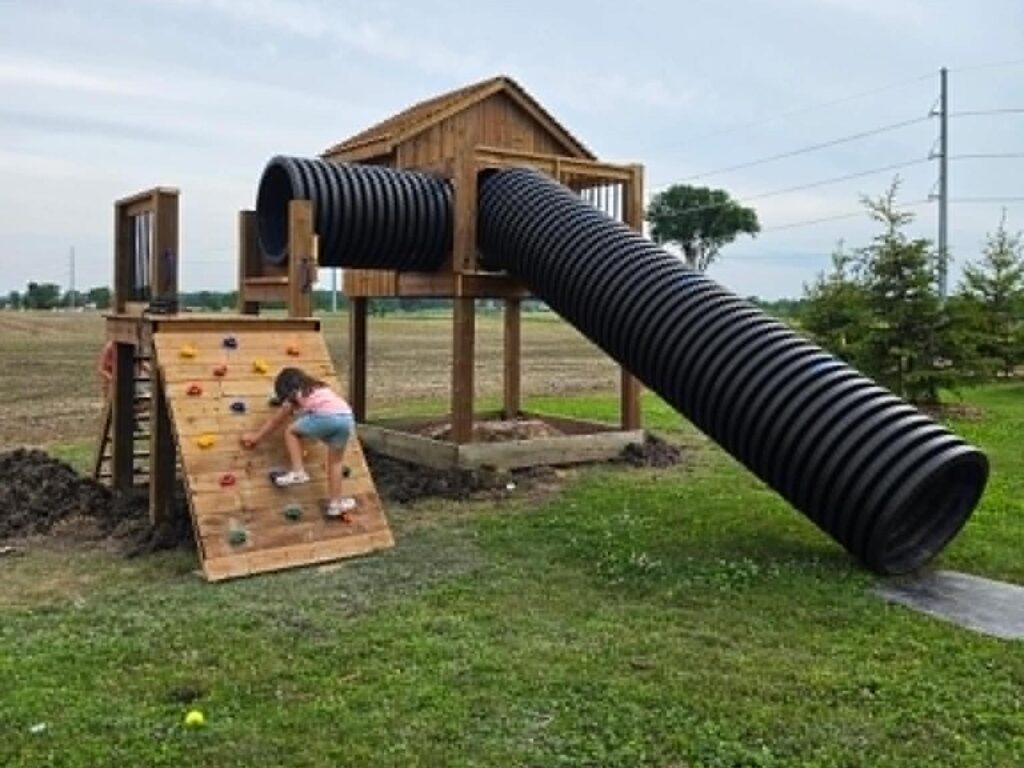 Culvert Slide For Playground