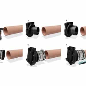 Fernco Flap Valve Installation Steps