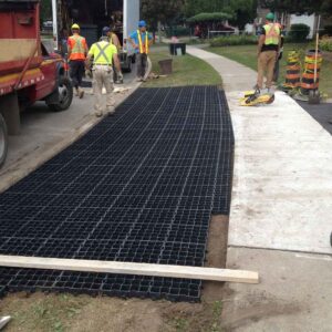 Ecoraster Municipal Pathway