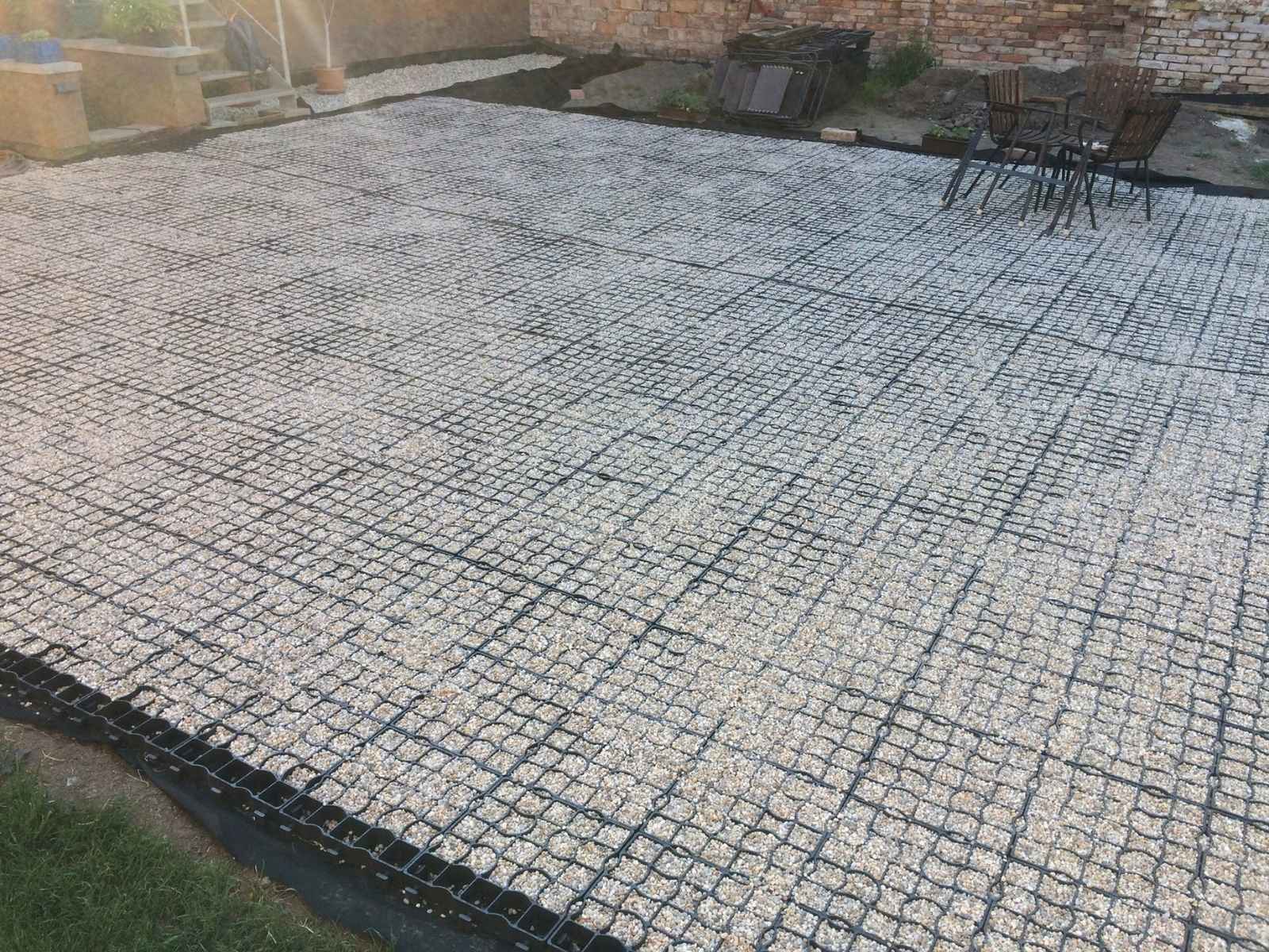 Ecoraster Patio - Filled