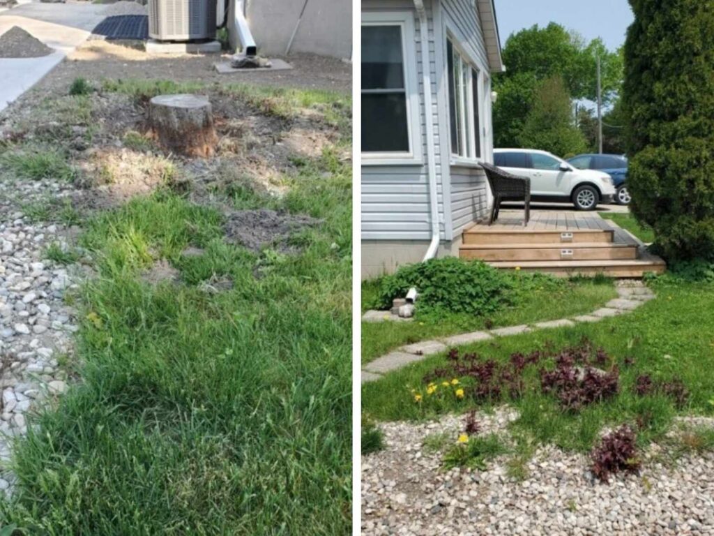 Listowel Landscaping - before